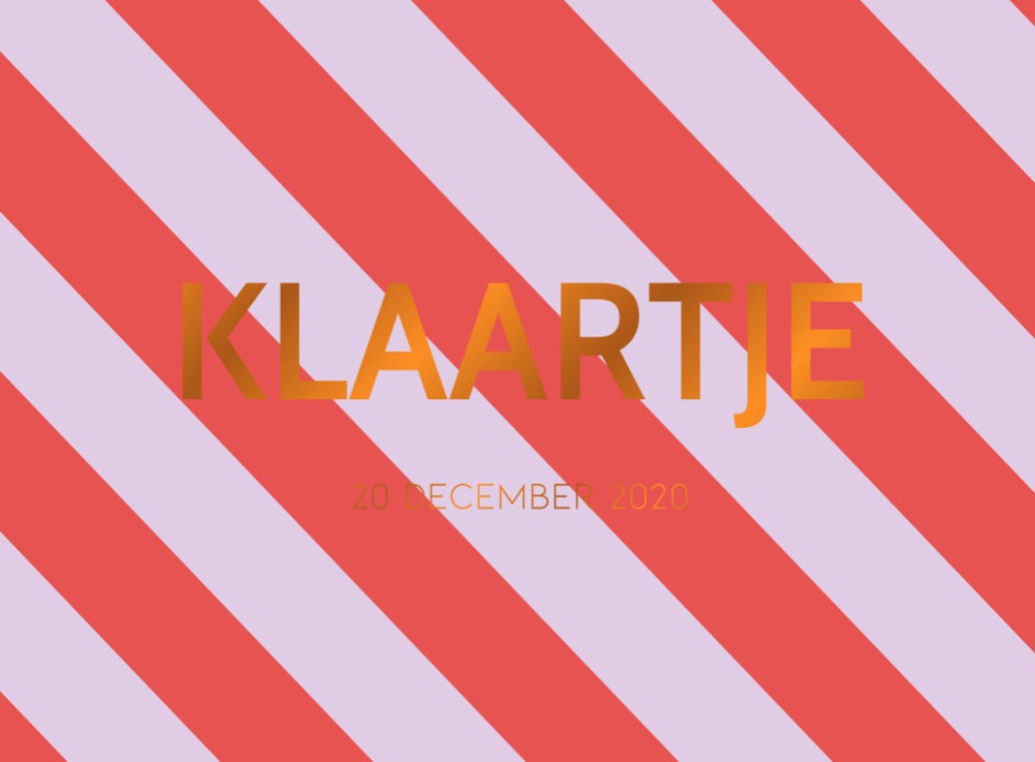 Bijzonder geboortekaartje meisje met strepen