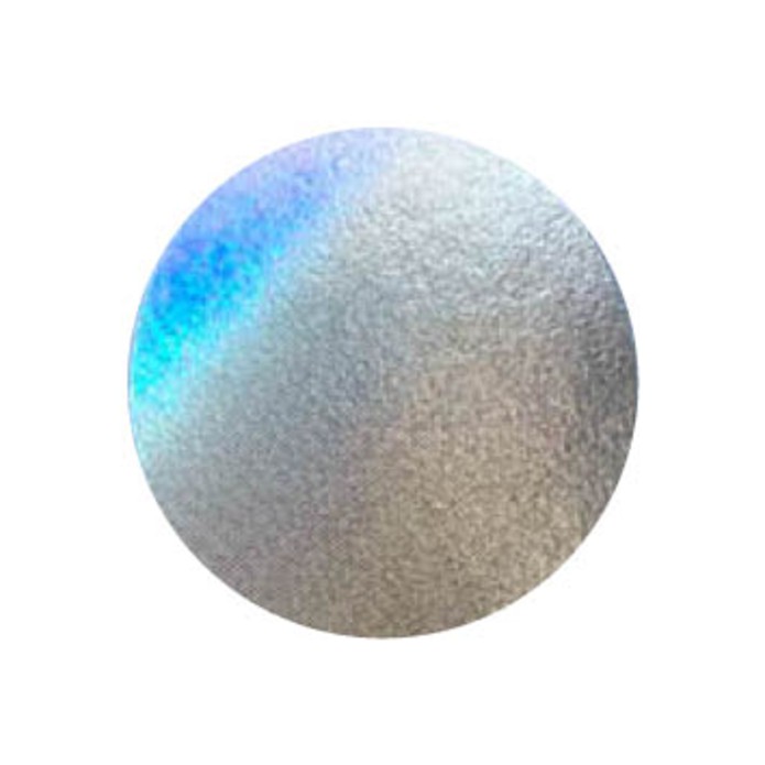 Staal folie zilver holografisch (glanzend)