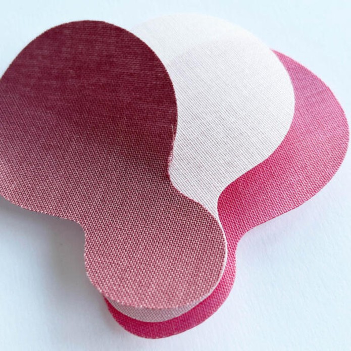 Linnen staal oudroze