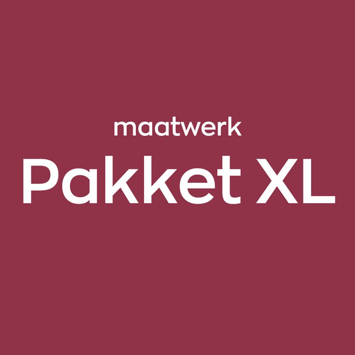 PAKKET XL. Kaartje klaarzetten
