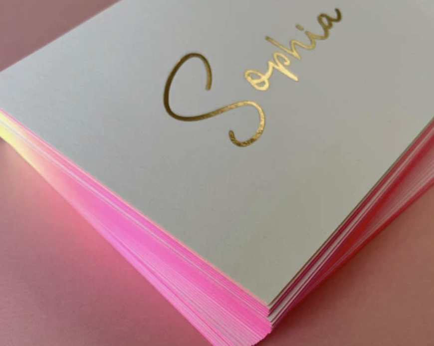 Sample Sophia (kleur op snee)