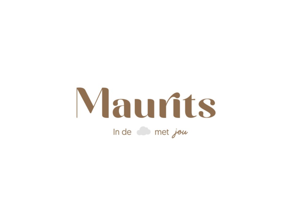 Stijlvol geboortekaartje met bloemetjes die uit het papier komen.