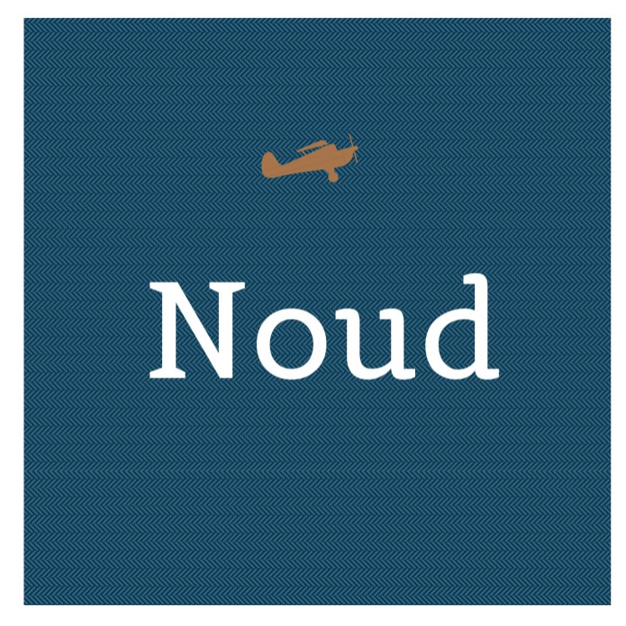 Strak en modern geboortekaartje met vliegtuig